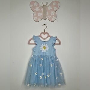 Zunie Blue Daisy Tulle Dress